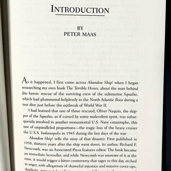 Abandon Ship! U.S.S. Indianapolis Navy WWII Disaster Book by Richard Newcomb - Picture 6 of 8